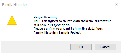 Project Warning