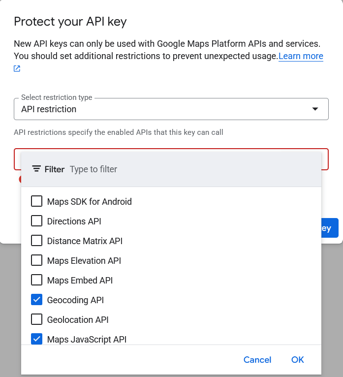 Protect your API key