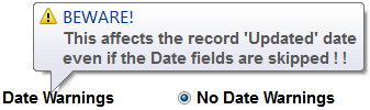 Date Warnings Beware